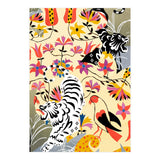 Yin Yang, Vintage Botanical Tiger Jungle, Balance Positivity Peace, Forest Animals Wild Cat (Print Only) thumbnail