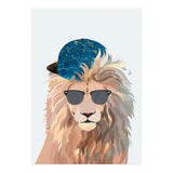 Skater Lion Portrait (Print Only) thumbnail