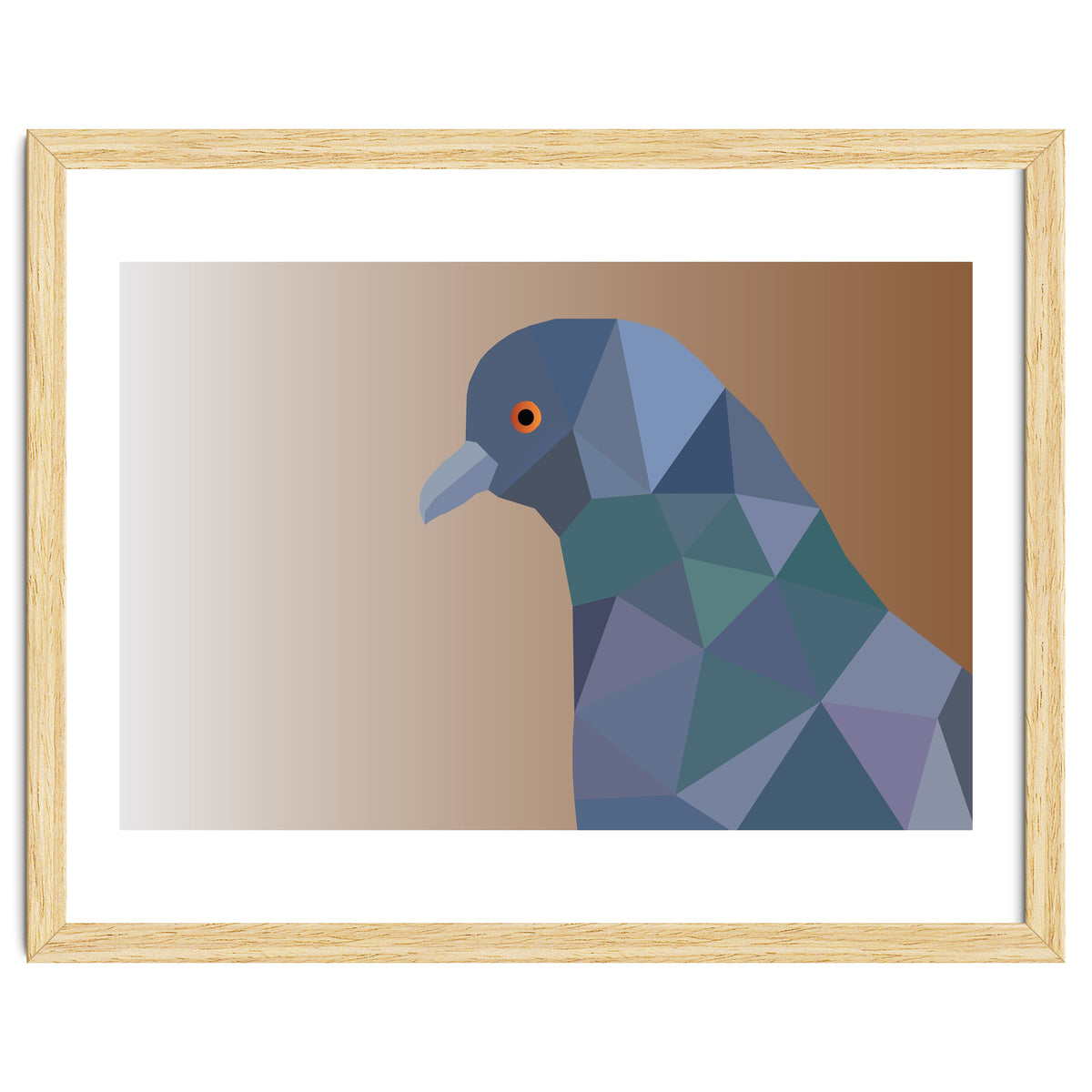 Pigeon Low Poly Art