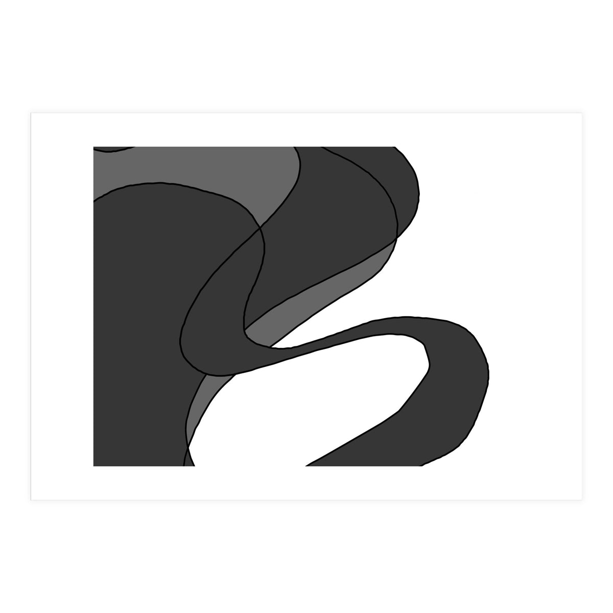 Grey Waves 3 (Print Only)