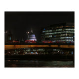 St Pauls & London Bridge photoraphed from the Southbank. (Print Only) thumbnail