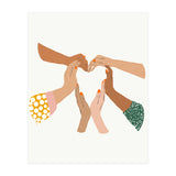 Indiscrimination | Anti-Racism Painting | Unity Illustration | Women Empowerment Growth Mindset (Print Only) thumbnail