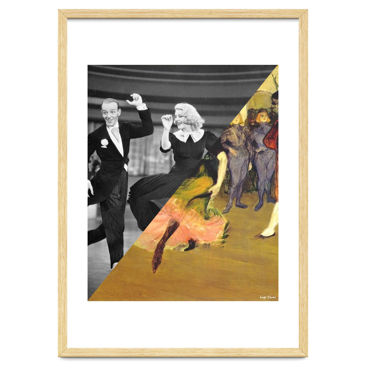 Toulose Lautrec's Dance At The Mouline Rouge & Ginger Rogers