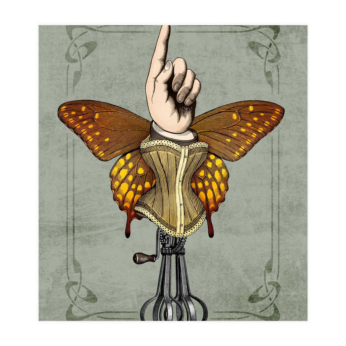 Butterhand Portrait (Print Only)