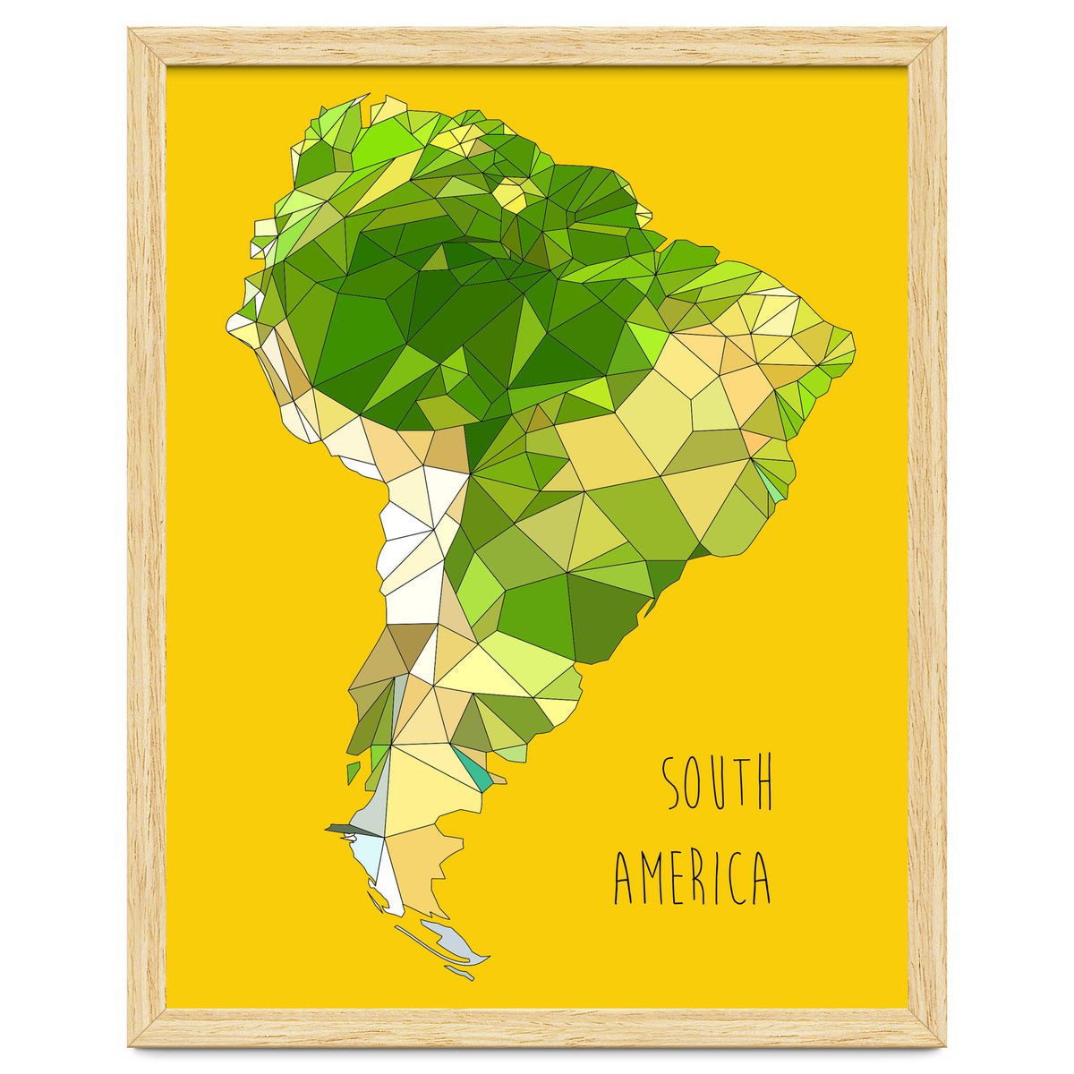 SOUTH AMERICA – Yellow