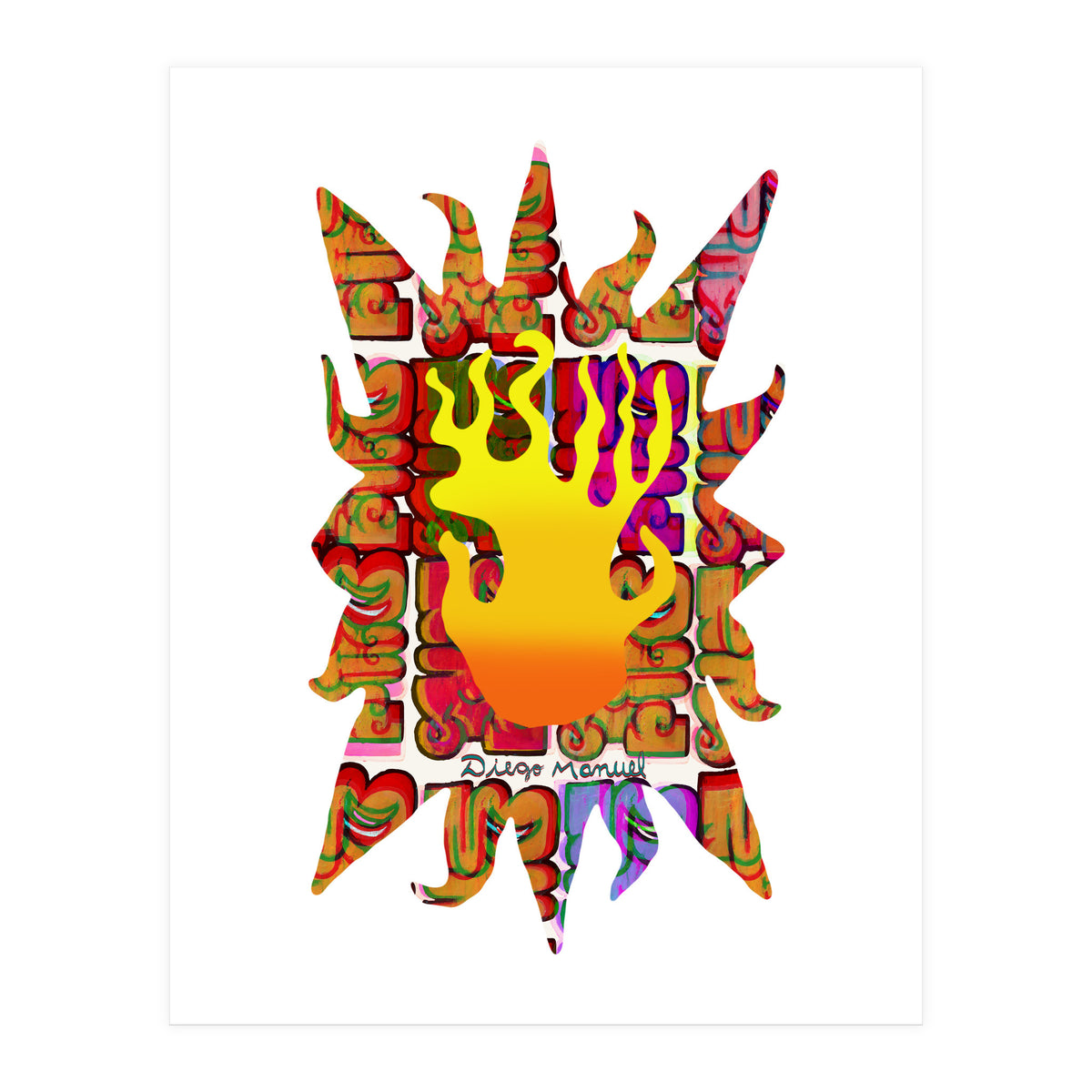 Fuego 4 Copia (Print Only)