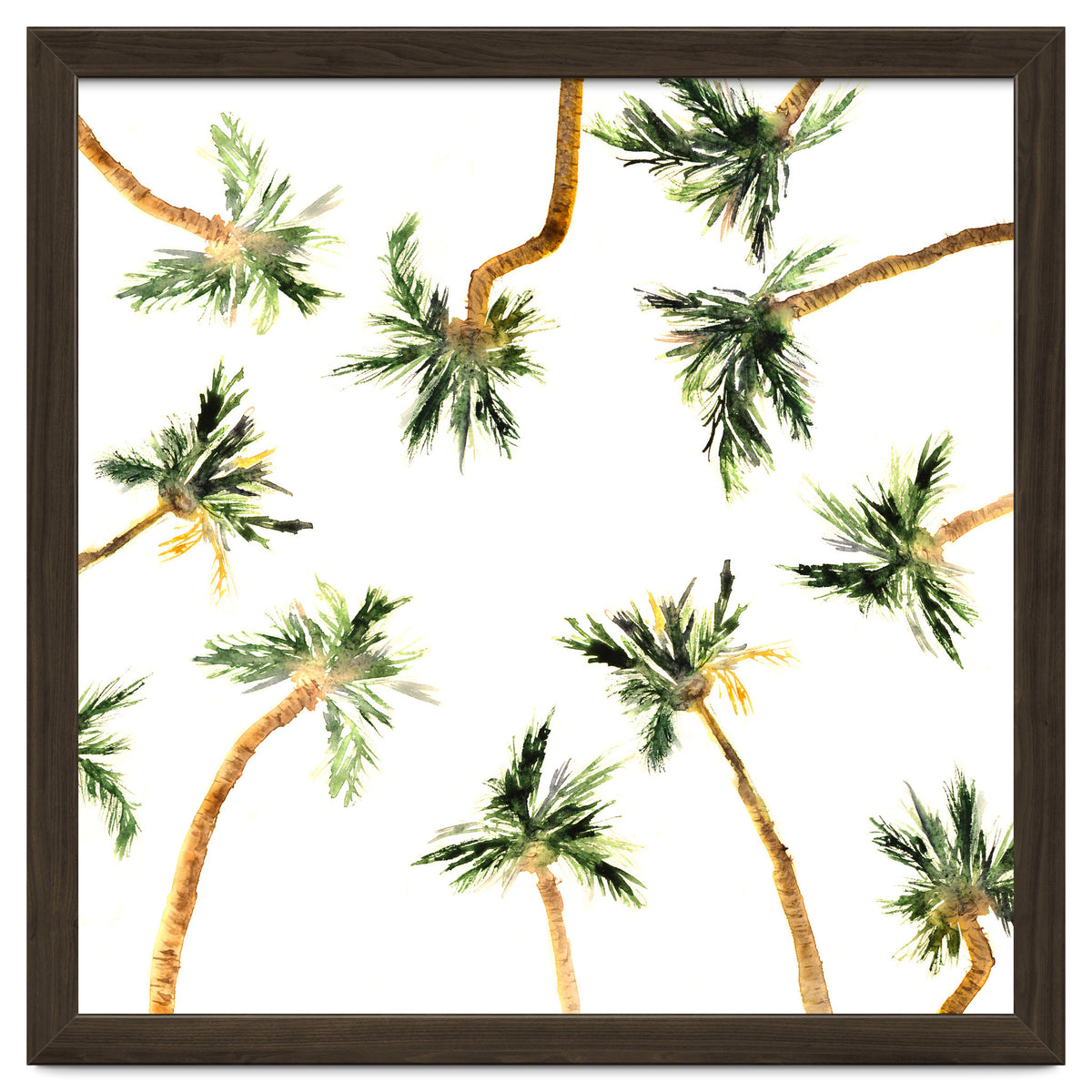 Under the coconut palms || watercolor