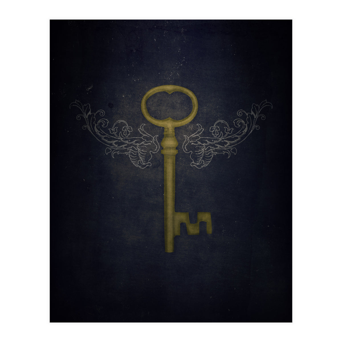 Winged Key (Print Only)