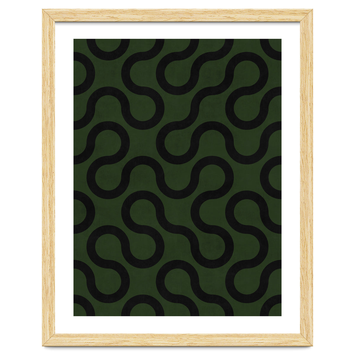 My Favorite Geometric Patterns No.33 - Deep Green