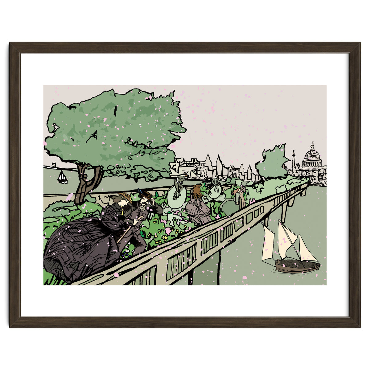 A Windy Day On The Garden Bridge