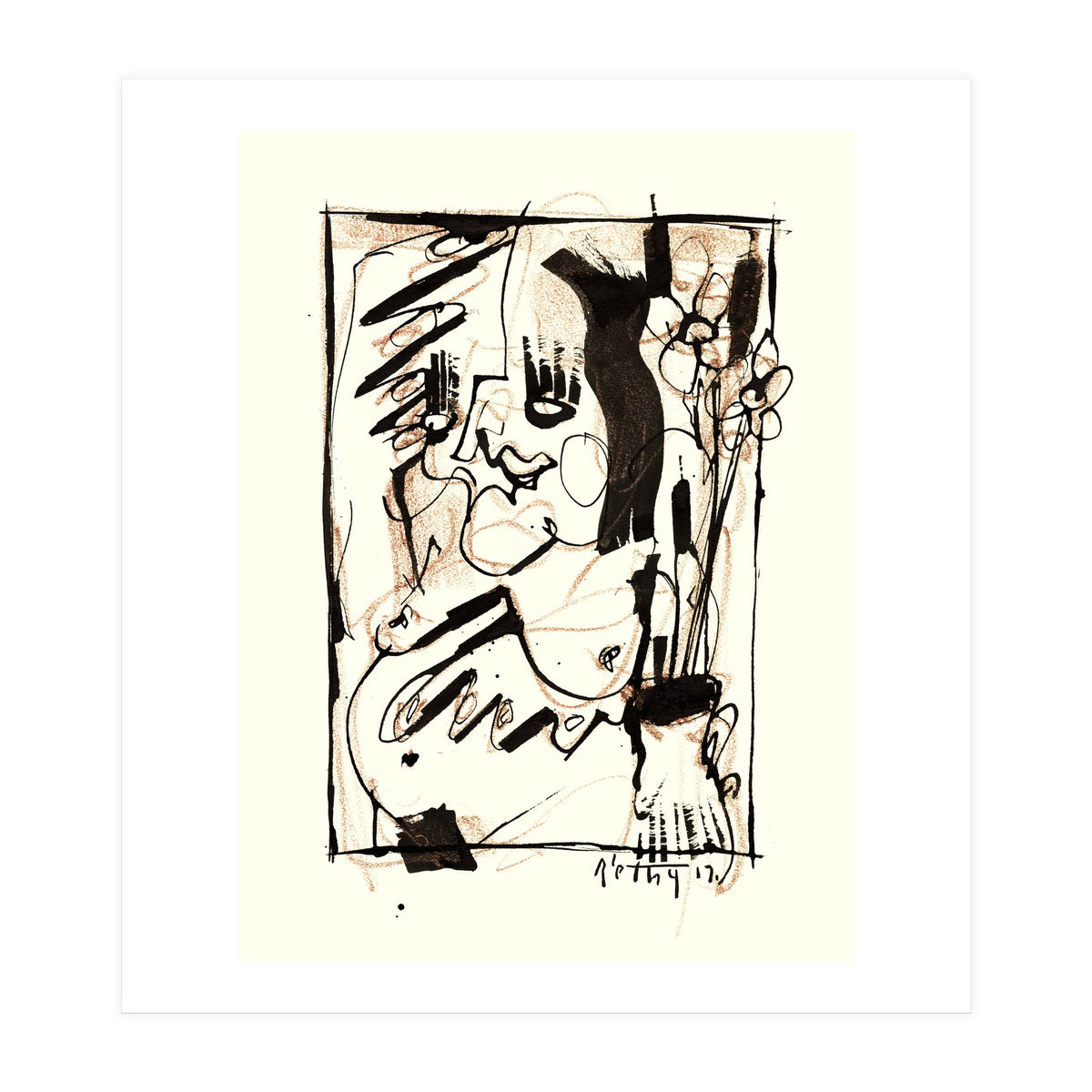 Old Flowers (Print Only)