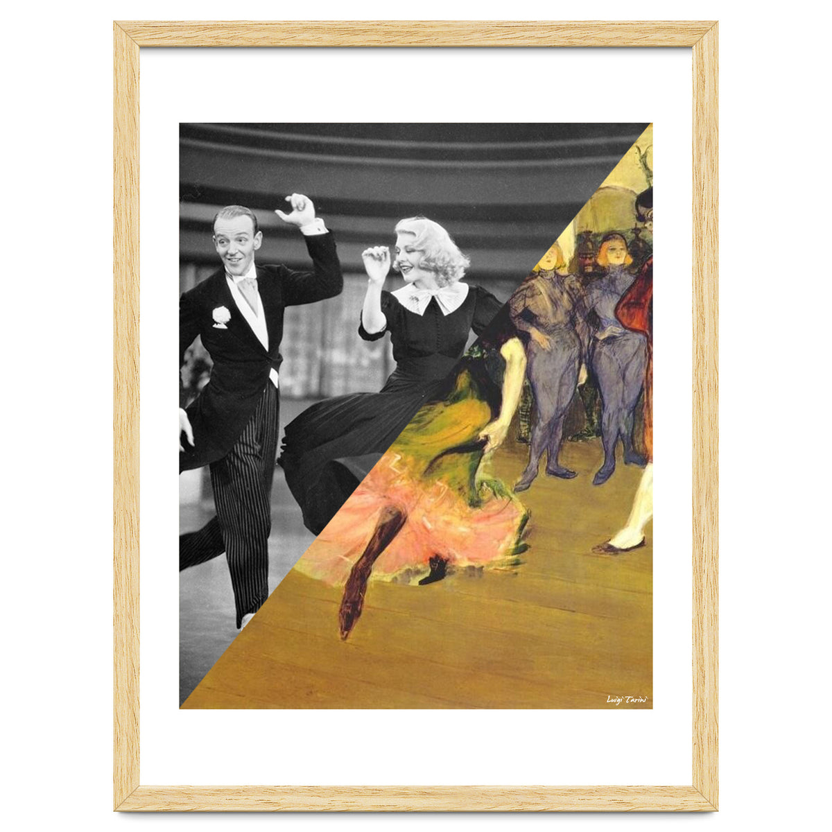 Toulose Lautrec's Dance At The Mouline Rouge & Ginger Rogers