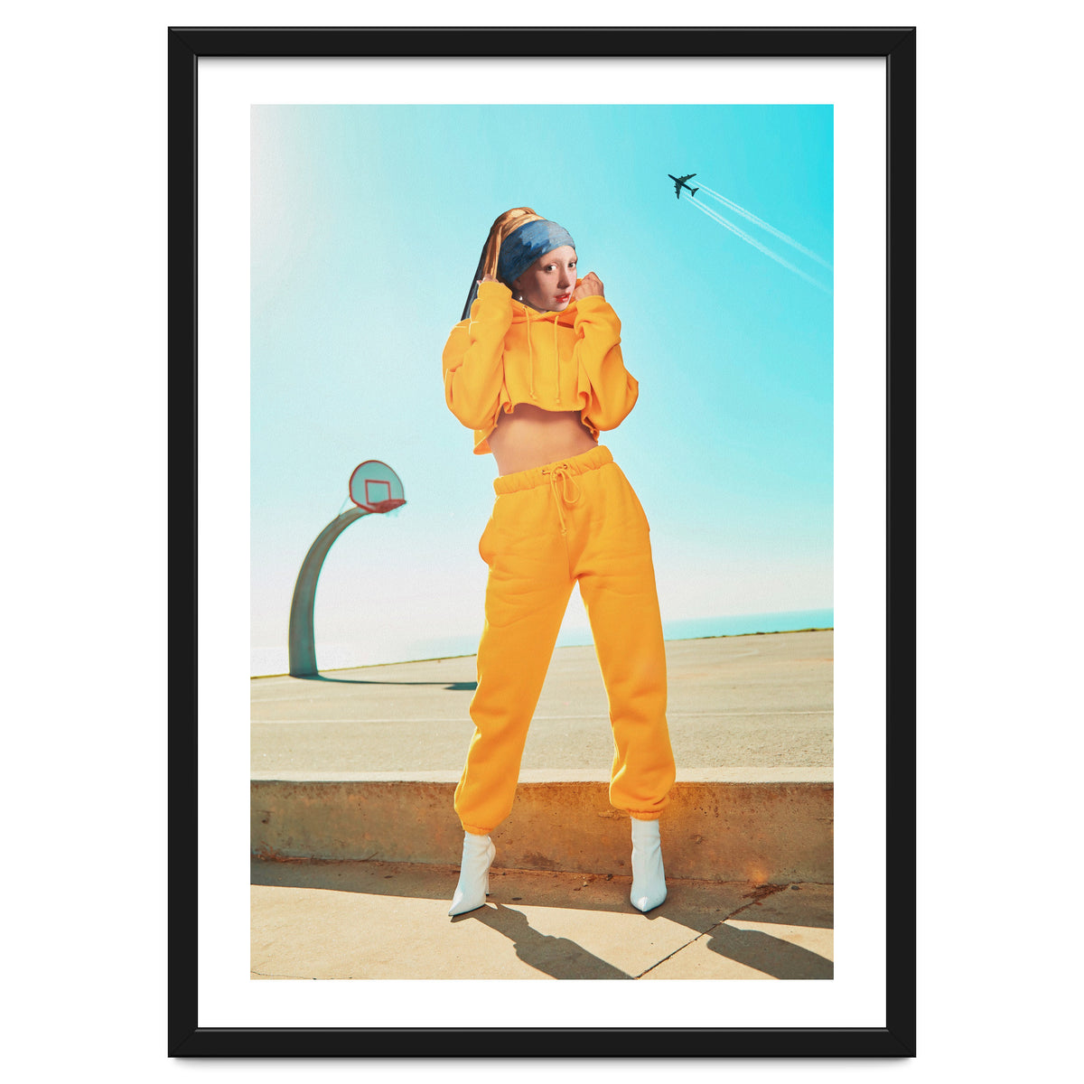 The Girl In Yellow Joggers