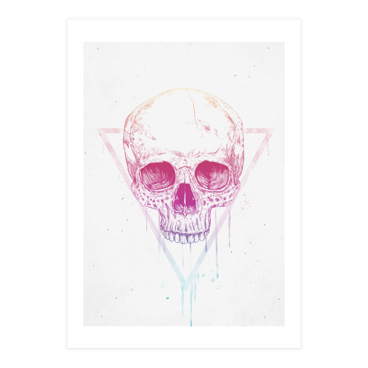 Skull In Triangle (Print Only)