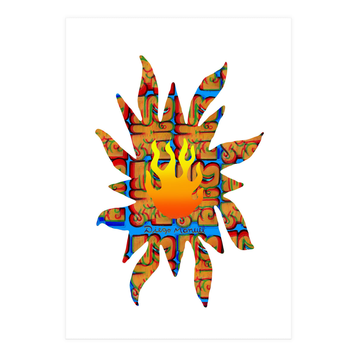 Fuego 21 Copia (Print Only)