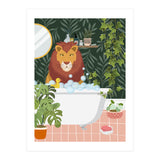 Lion in My Bathtub (Print Only) thumbnail