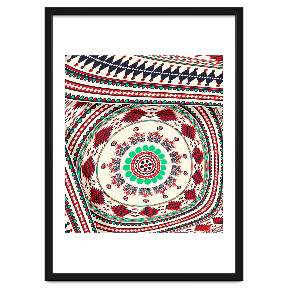 Romanian embroidery background 7
