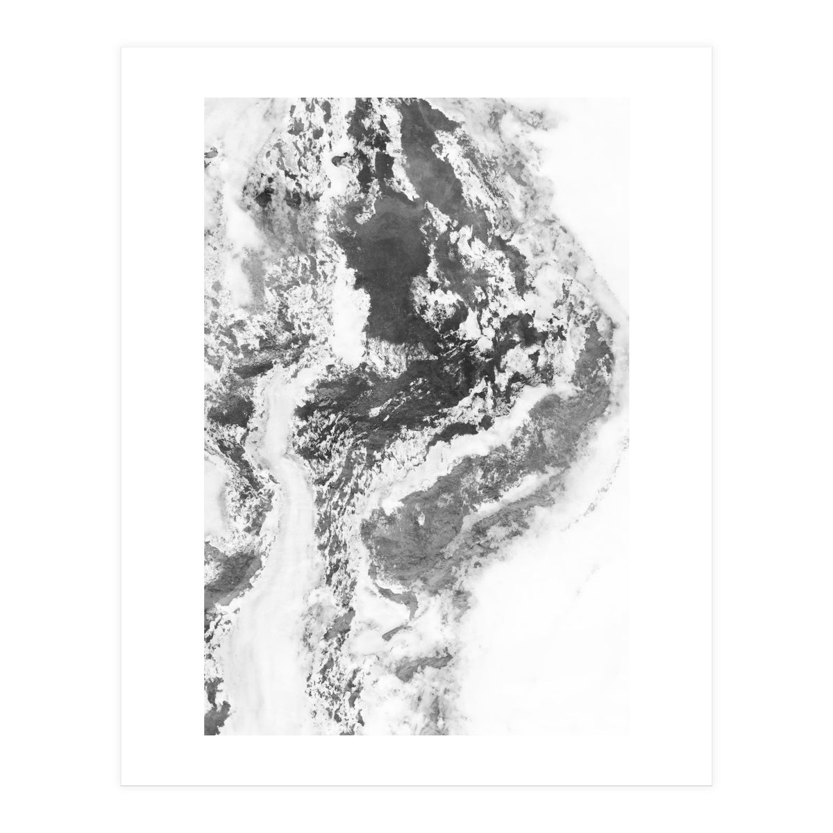 Marble Mountain Black and White II (Print Only)