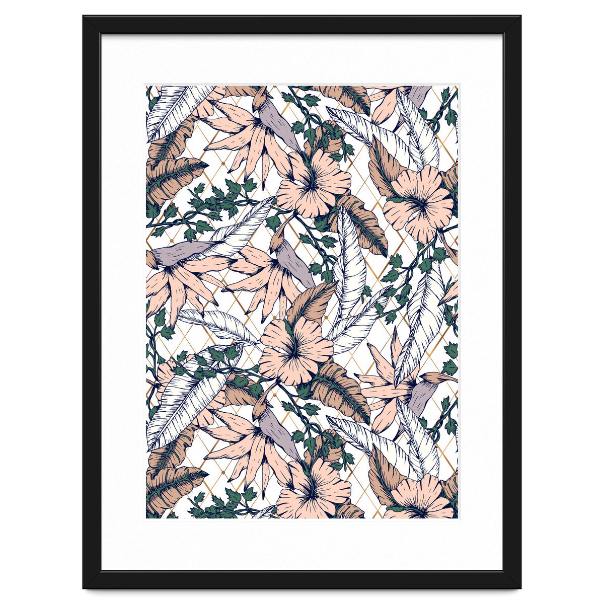 Exotic flowering and pattern geometric