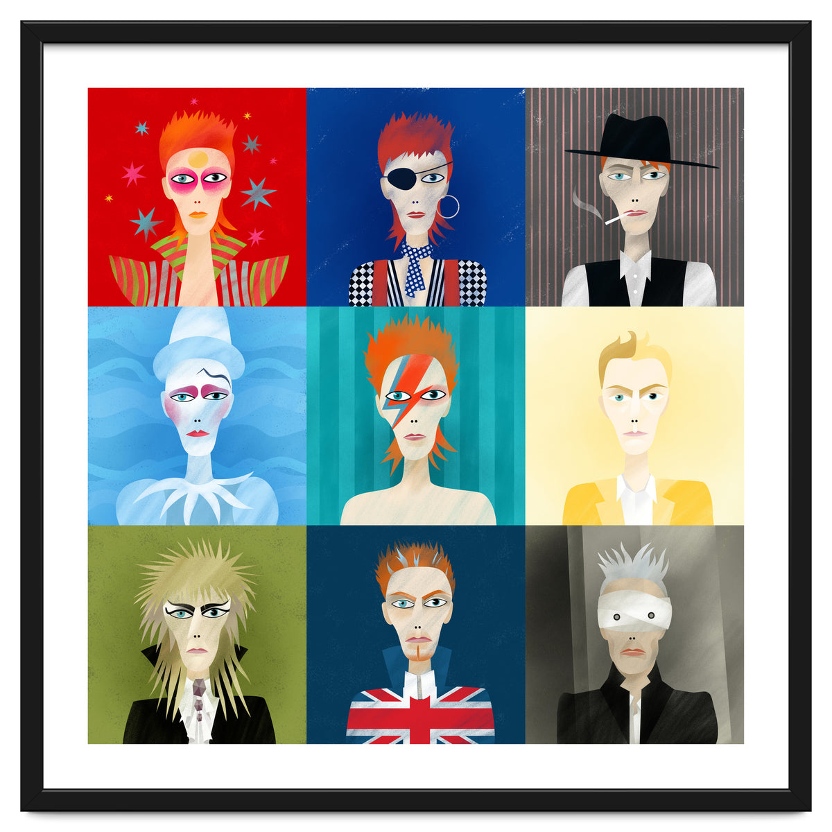 9 Portraits Of David Bowie
