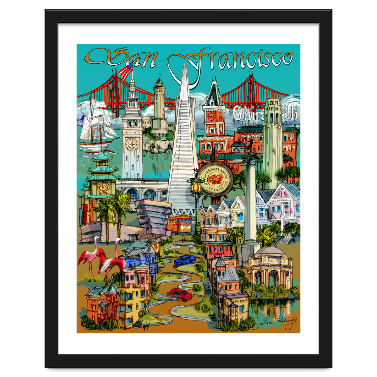 San Francisco Illustration