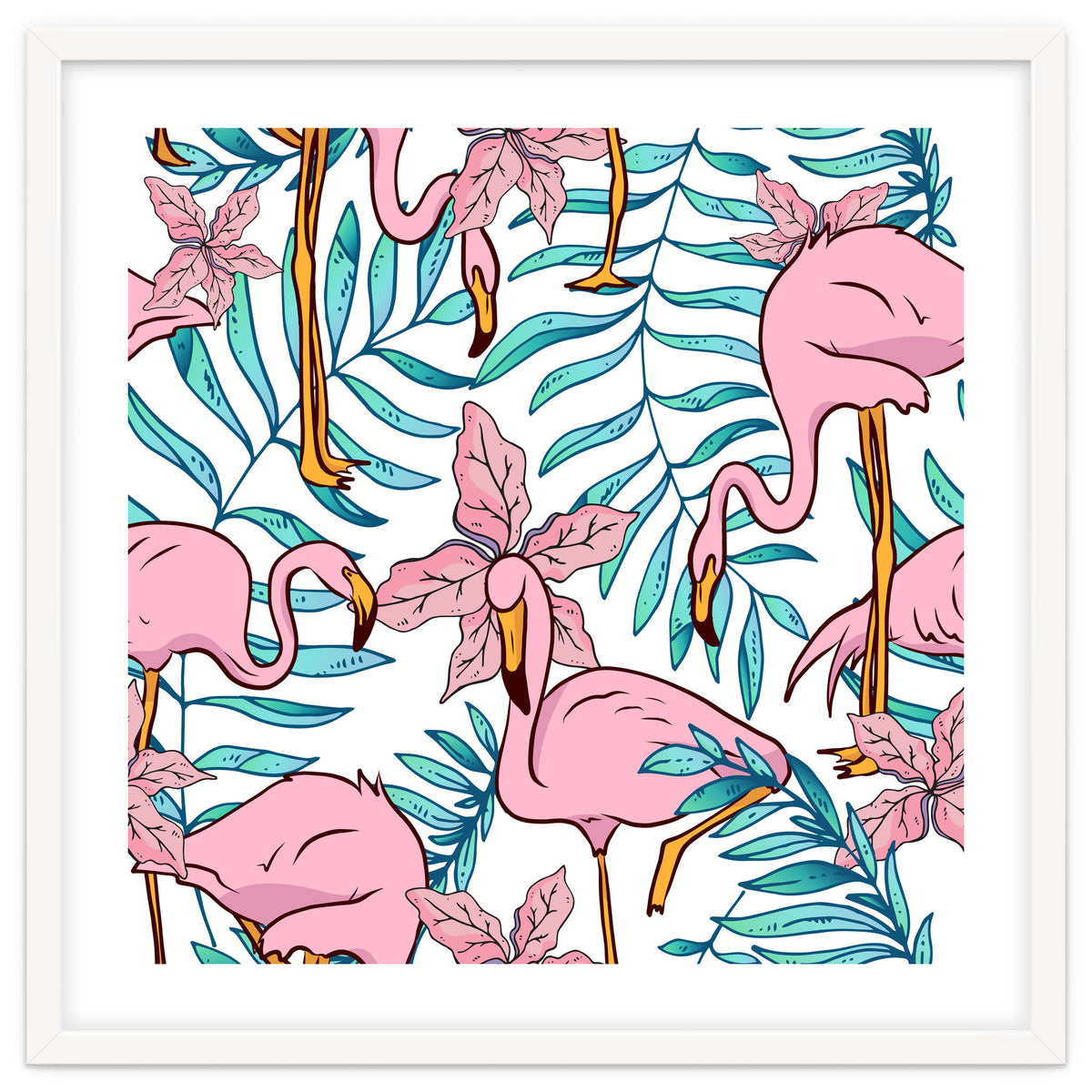 Boho Flamingo