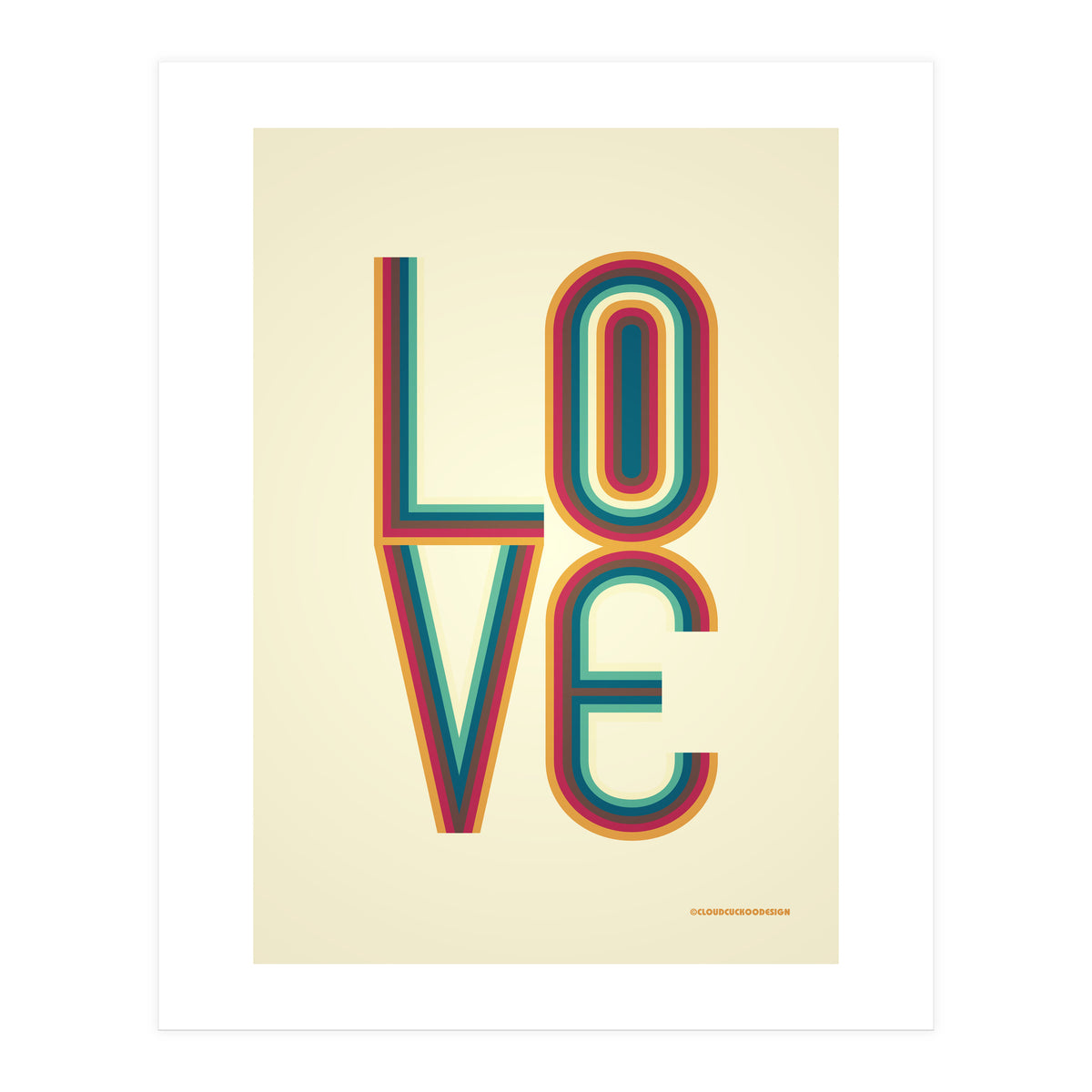 1970s Retro Love (Print Only)
