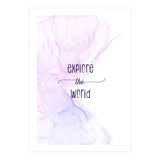 Explore the world | floating colors (Print Only) thumbnail