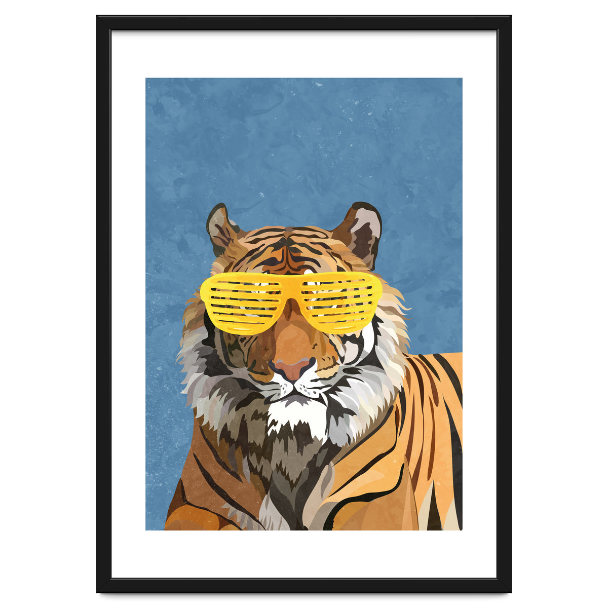 Hip Hop Tiger Yellow and Blue