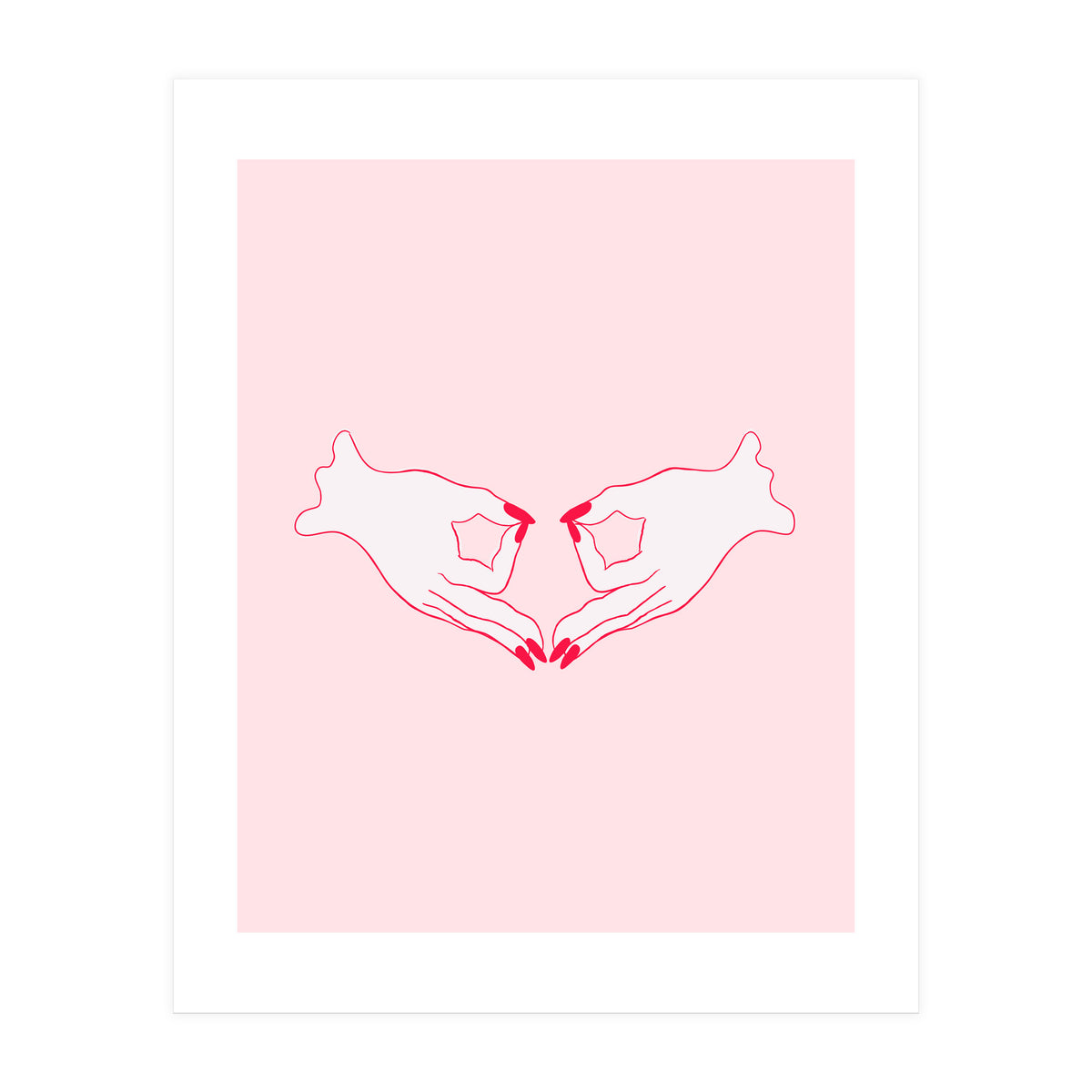 Feminist gang sign (Print Only)