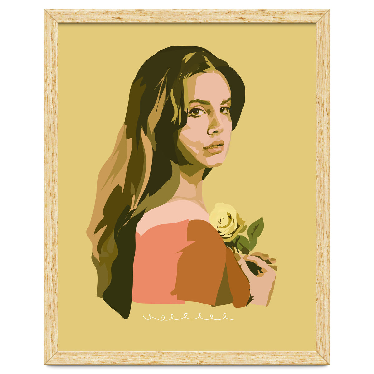 Lana Del Rey With Rose