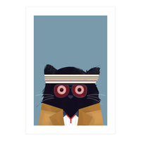 Doozal Cat Tenenbaum (Print Only)