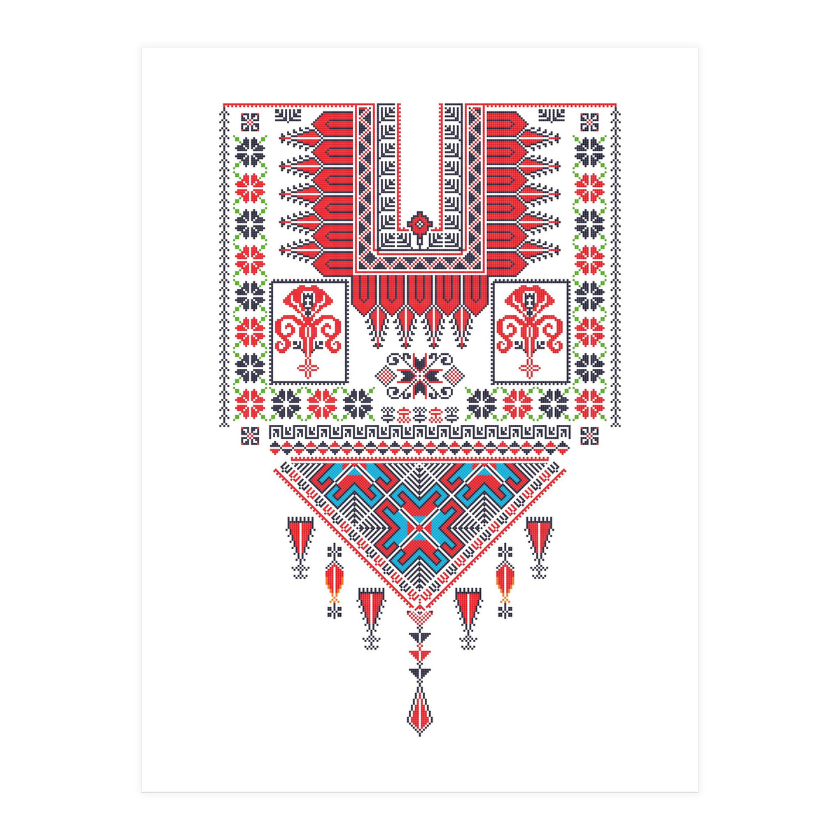 Tatreez Ornament 8 (Print Only)