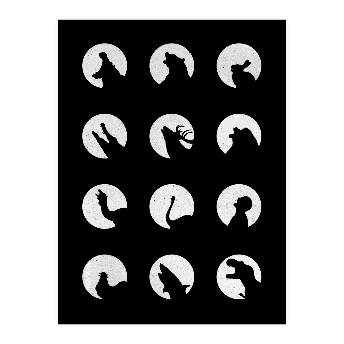 Wolf's Night Off (Print Only)