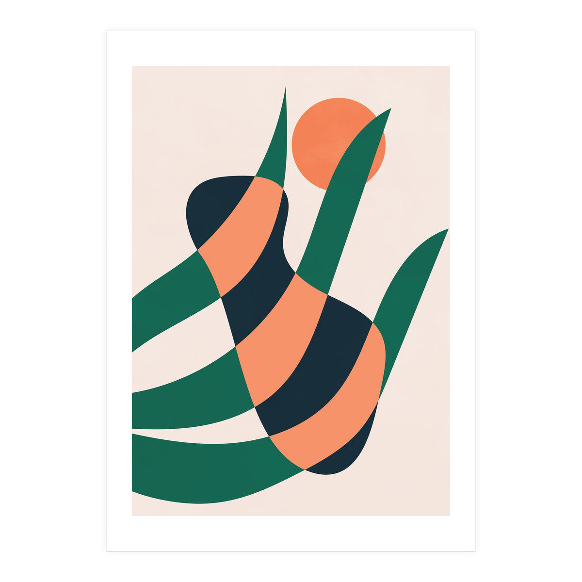 Botanical Plant Geometric Art (Print Only)