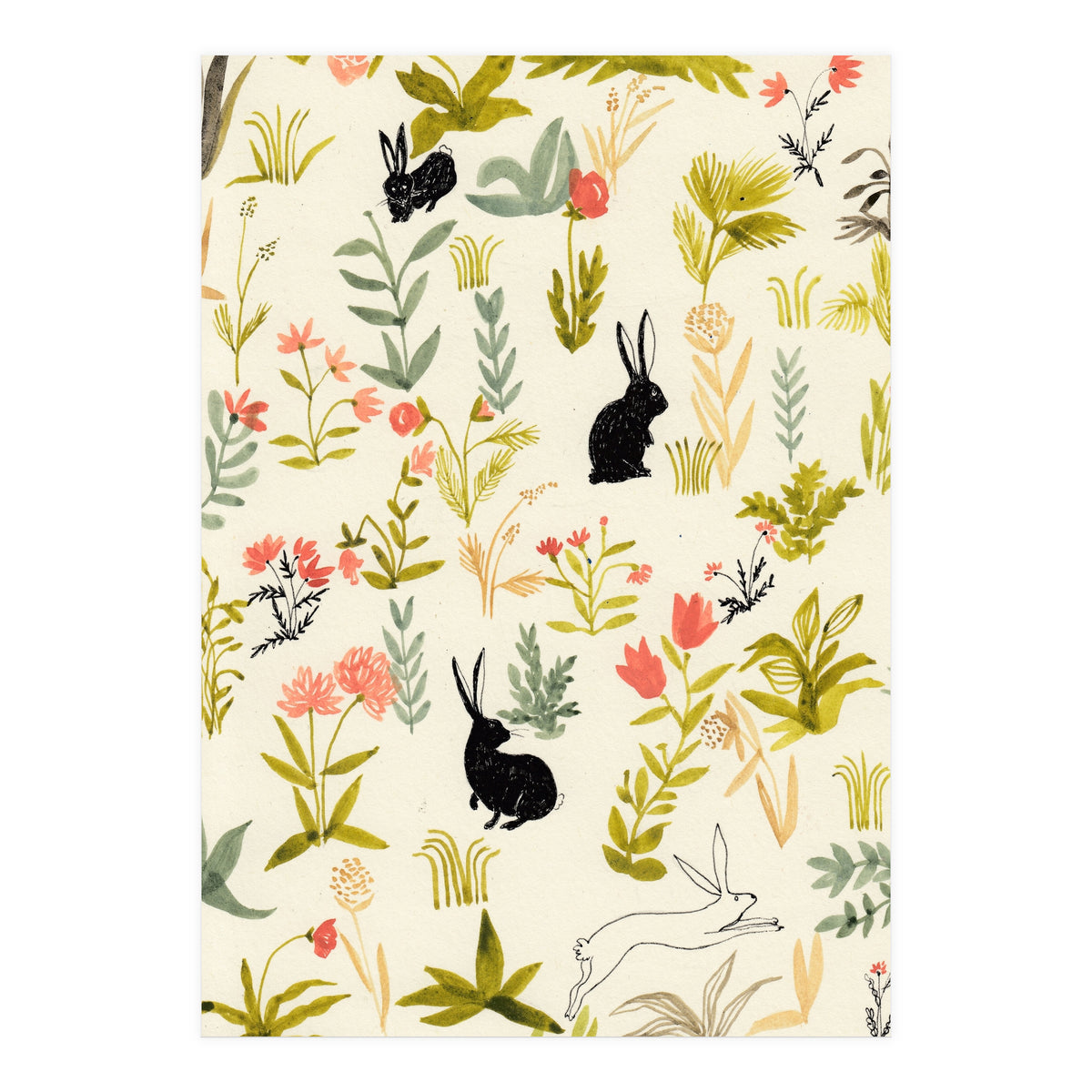 Black Rabbits (Print Only)