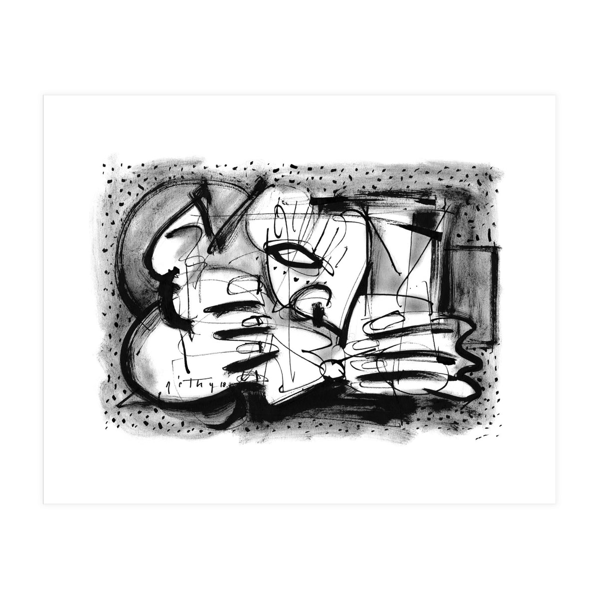 Drinker - b&w (Print Only)