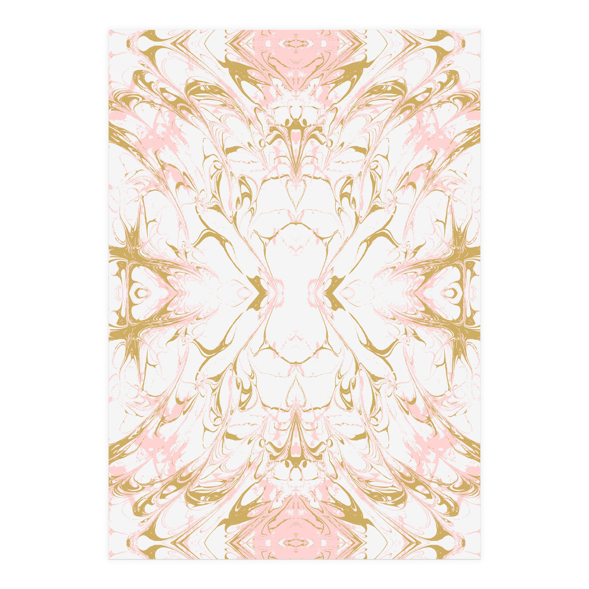 Pink mosaic marble 01 (Print Only)