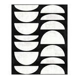 Mid-Century Modern Pattern No.8 - Black and White Concrete (Print Only) thumbnail