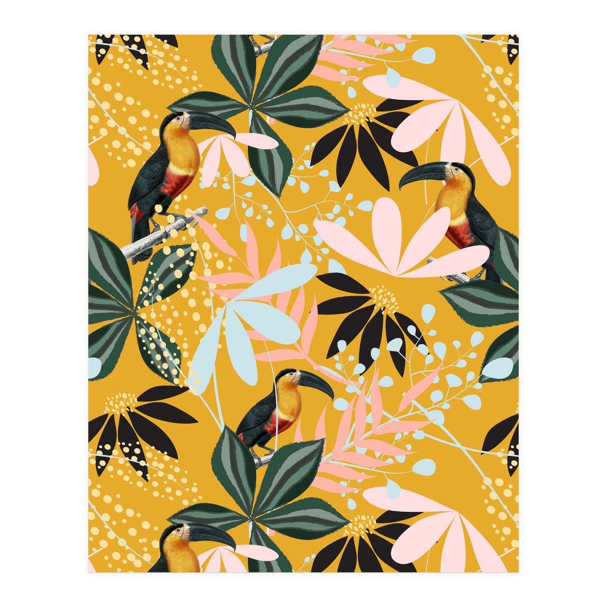 Tropical Toucan Garden (Print Only)