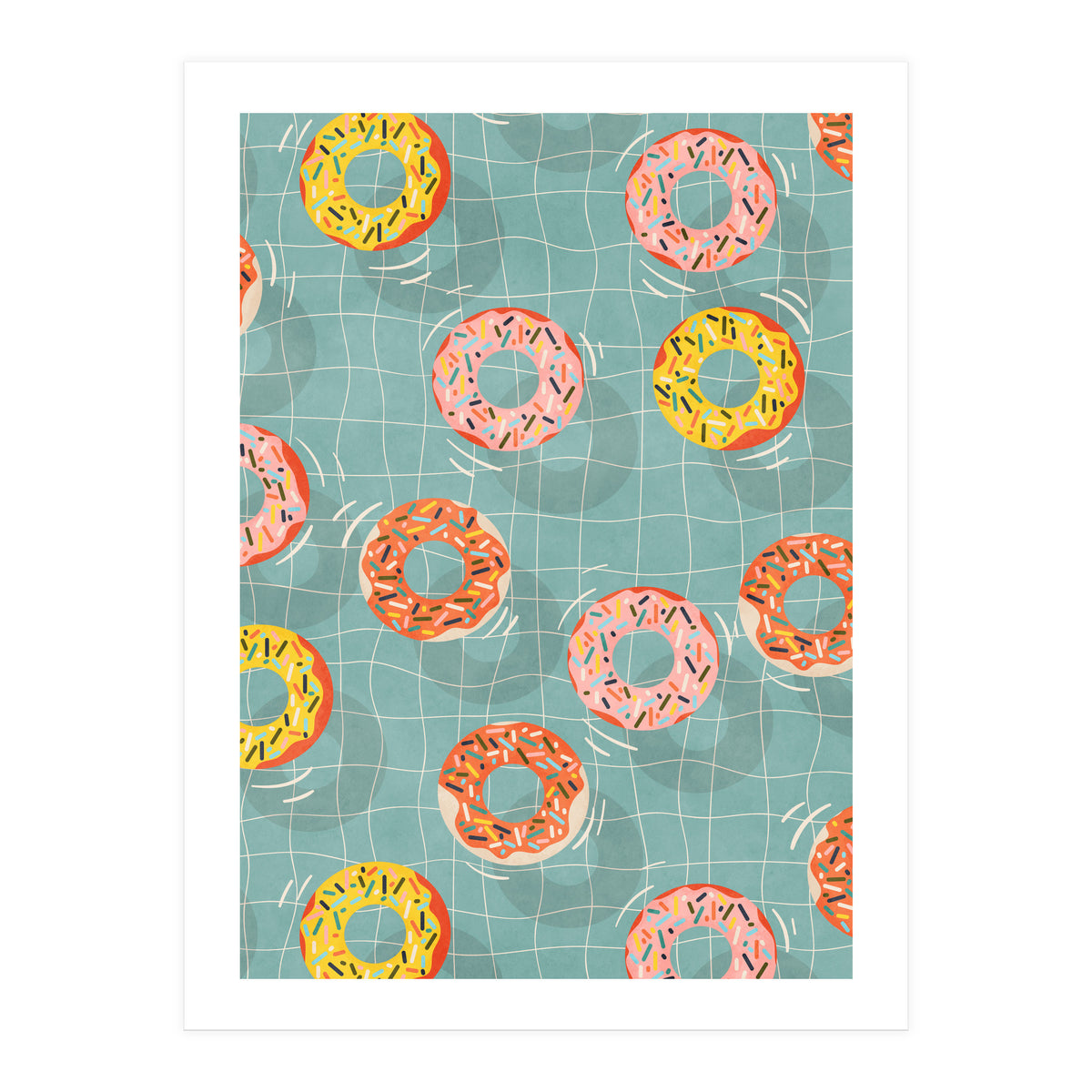 Pool Party Donuts (Print Only)