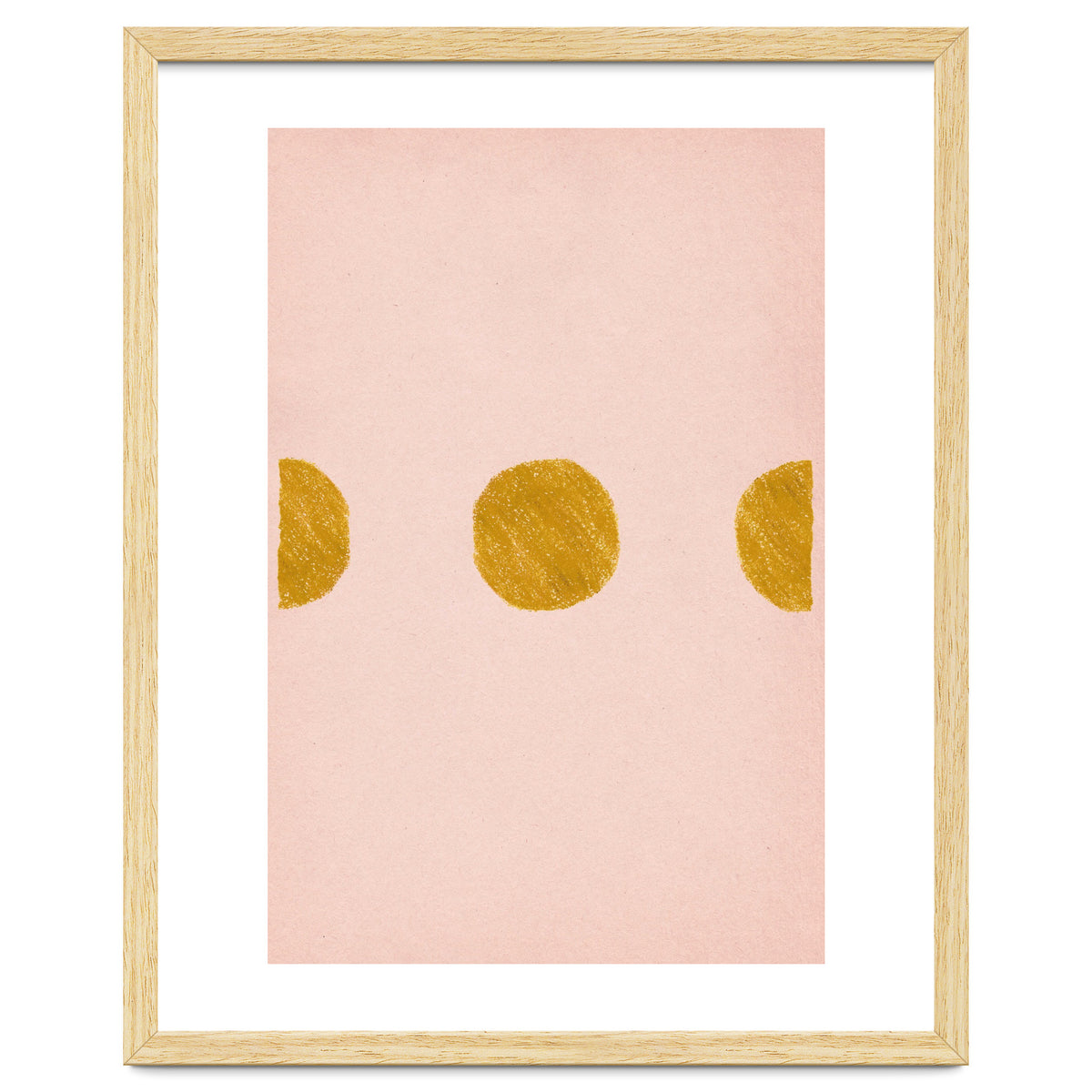 Pink and rust minimalist shapes