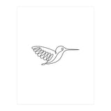 One Line Art Hummingbird (Print Only) thumbnail