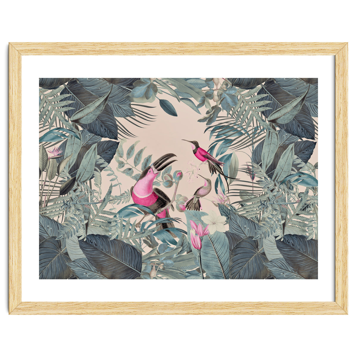 Green Jungle Toucans Color Look