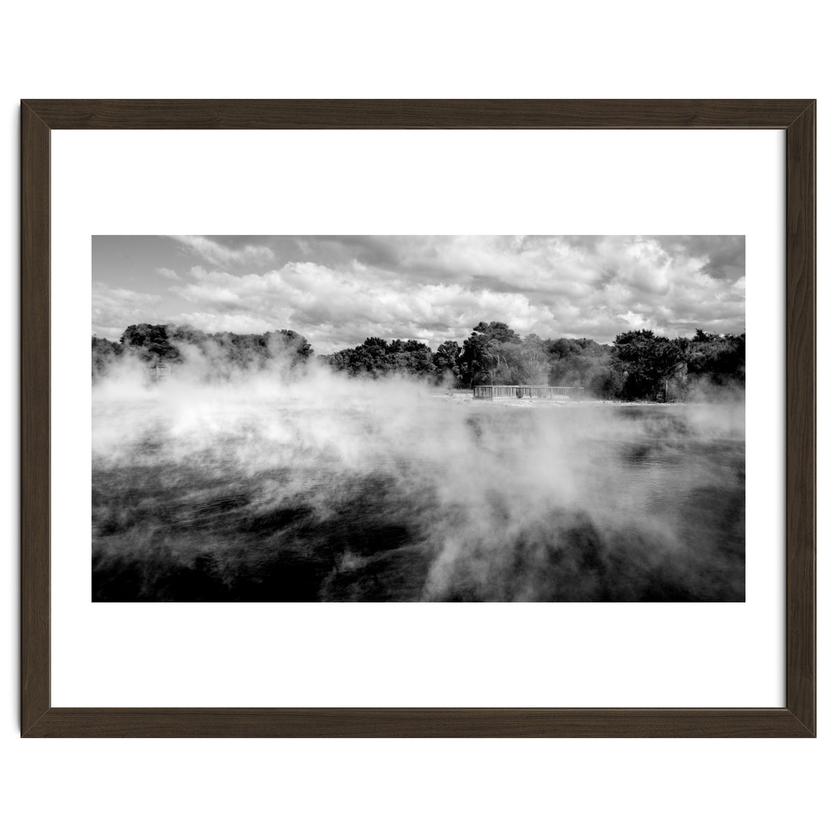 Vapors in Rotorua, New Zealand Art Print