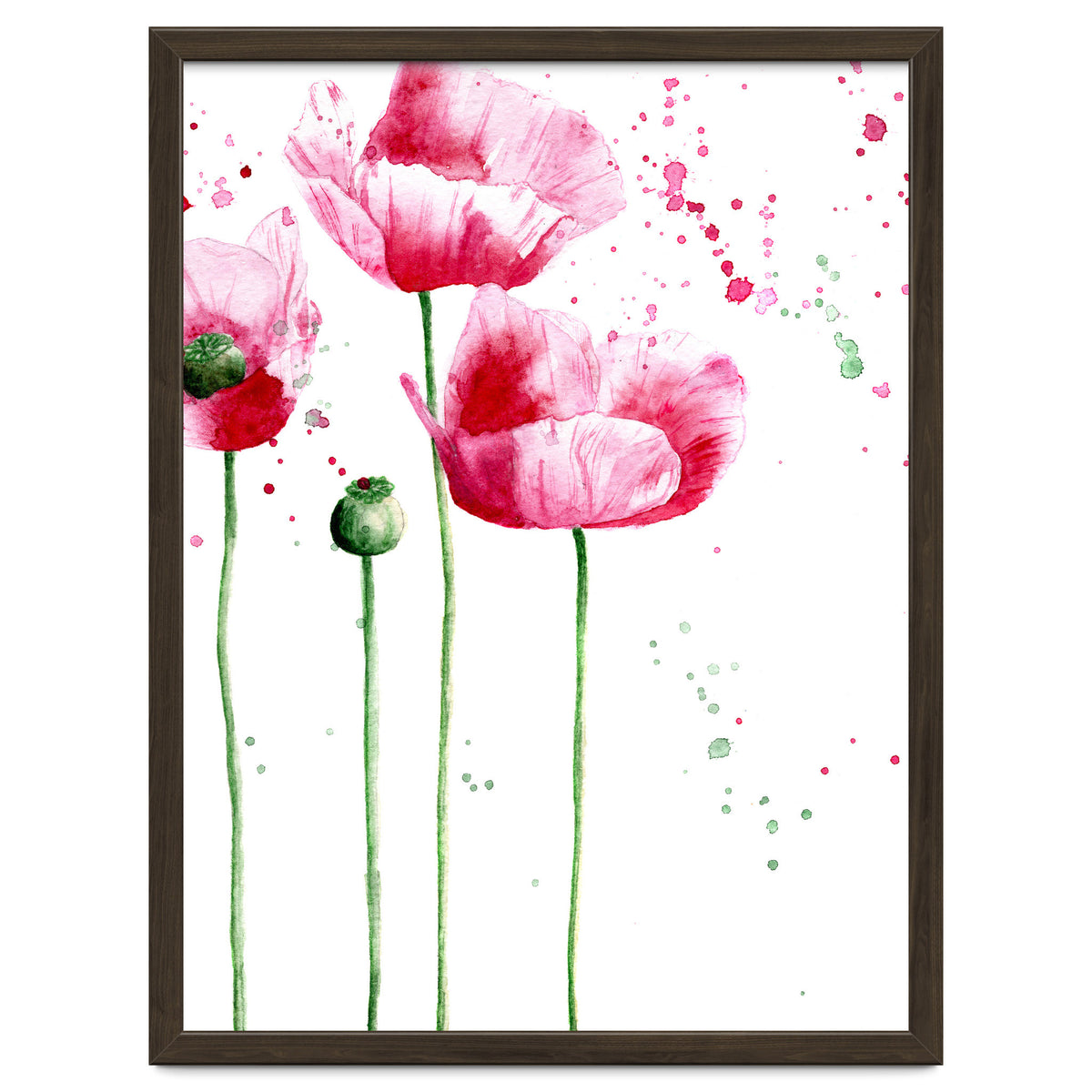 Poppies || watercolor