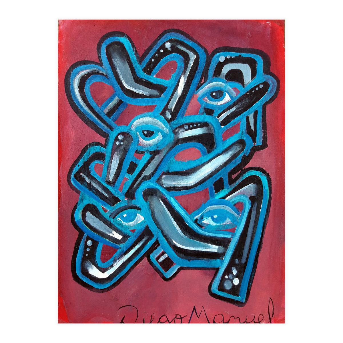 Formas Lenguas Y Ojos (Print Only)