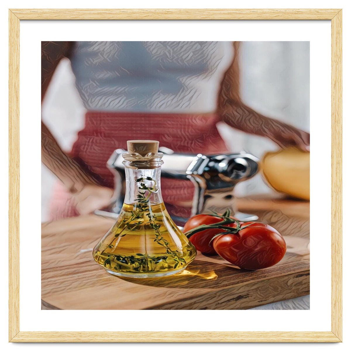 Olive oil and tomatoes