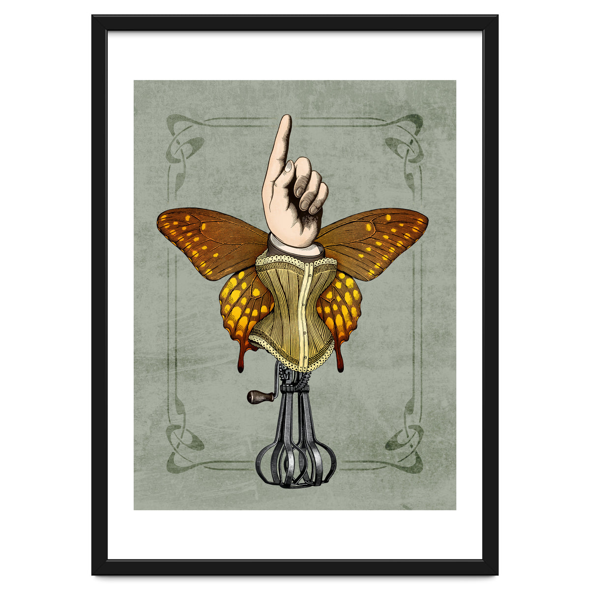 Butterhand Portrait