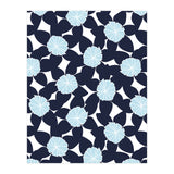 Pastel Blue Abstract Flower Pattern (Print Only) thumbnail